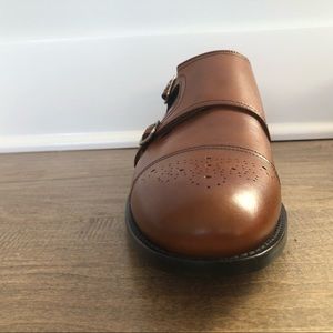 Mercanti Fiorentini size 11 double monk strap brown shoes.  Medium width.
